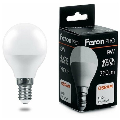 Feron   PRO LB-1409  E14 9W 4000K 38078 . 591