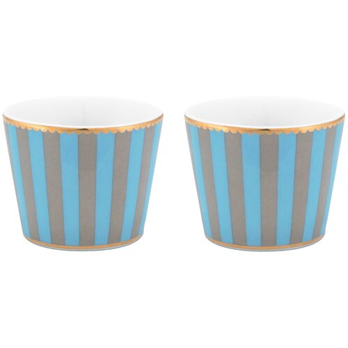   2-    Pip Studio Love Birds Stripes Blue-Khaki, 51.011.005 1305