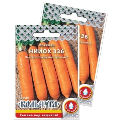 Морковь Нииох-336 2 пакета по 2г семян 190р