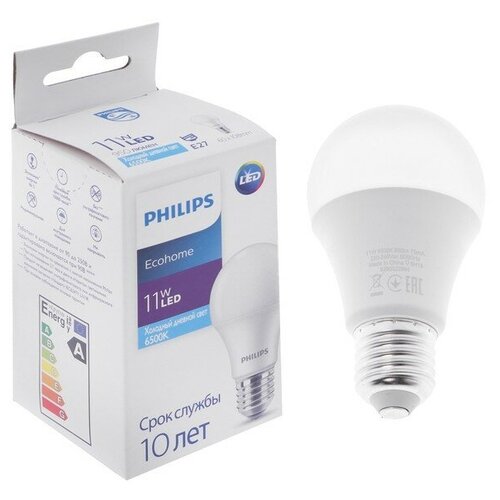   Philips Ecohome Bulb 865, E27, 11 , 6500 , 950 ,  7673394 297