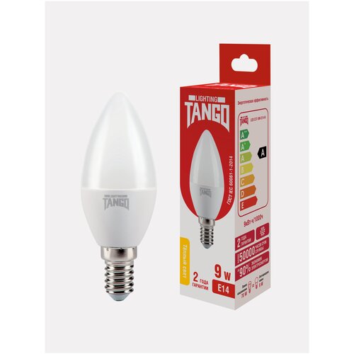   9W E14  3000K 220V (TANGO LED C37-9W-E14-N) TANGO 173