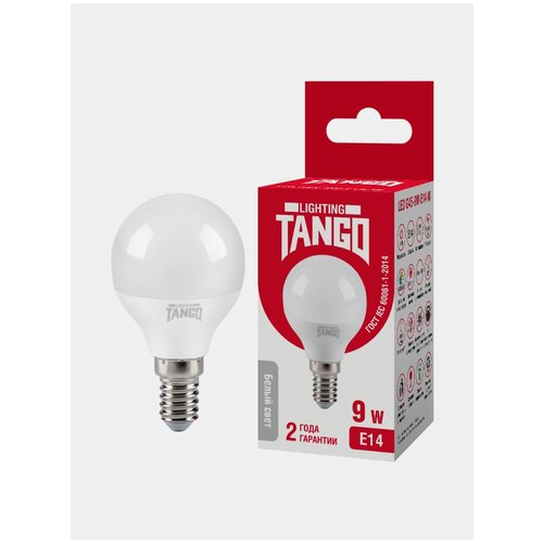   9W E14  4000K 220V (TANGO LED G45-9W-E14-W) TANGO 149