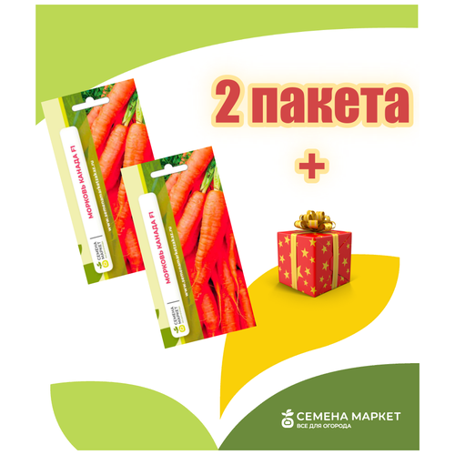 Семена Маркет Морковь канада F1 2 пакета по 0,5 гр. 321р
