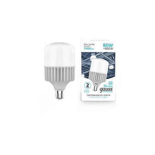 Gauss  Elementary T140 80W 6400lm 4000K E40 LED (. 63428) 3108