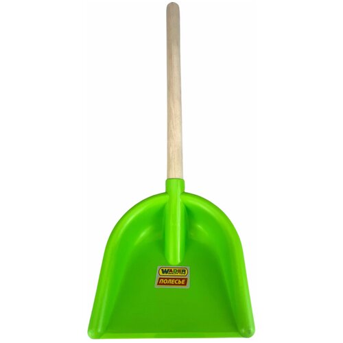 Лопата детская пластиковая для снега и песка деревянный черенок без ручки 40,5 см 509р
