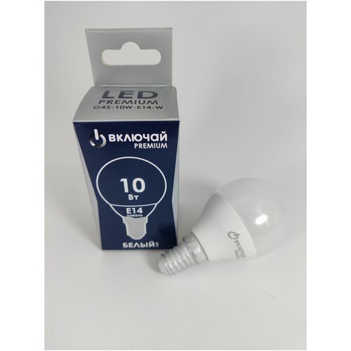   10W E14  4000K 220V (LED PREMIUM G45-10W-E14-W)  5  540