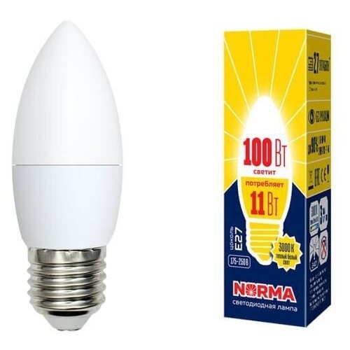 Volpe LED-C37-11W/WW/E27/FR/NR  .  