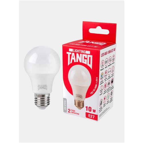   10 10W E27 A60 4000K 220V (TANGO LED 60-10W-E27-W) TANGO 637