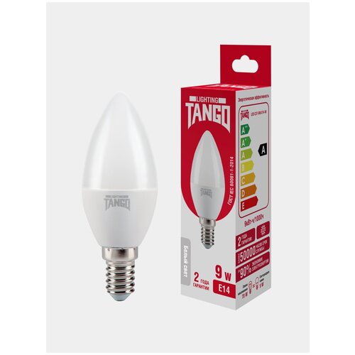   5  9W E14  4000K 220V (TANGO LED C37-9W-E14-W) TANGO 377