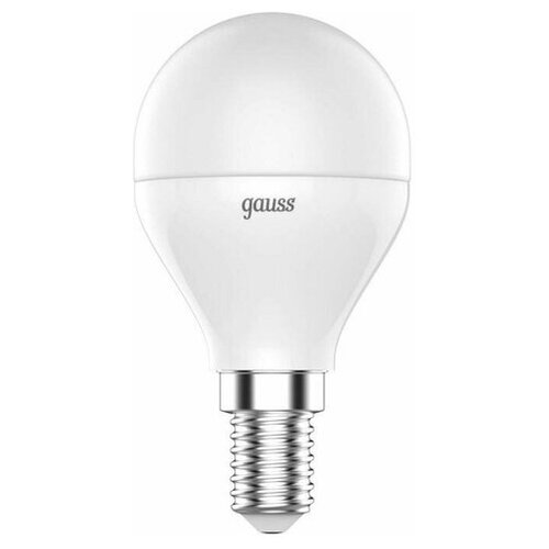 Gauss Elementary  G45 E14 6W(450lm) 4100K 4K 82x45 , /. 53126 204