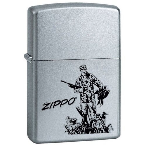    ZIPPO 205 Duck Hunting   Satin Chrome -    4090