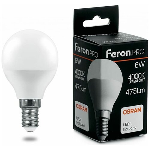   Feron.PRO LB-1406  E14 6W 4000K 136