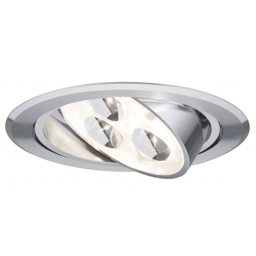    Mobel EBL Set drilled LED schw 1x3W Alu,  4572  Paulmann